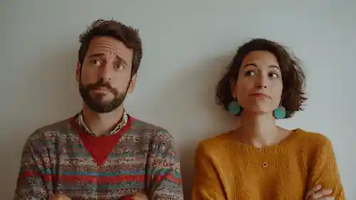 una pareja de hombre y mujer que 1